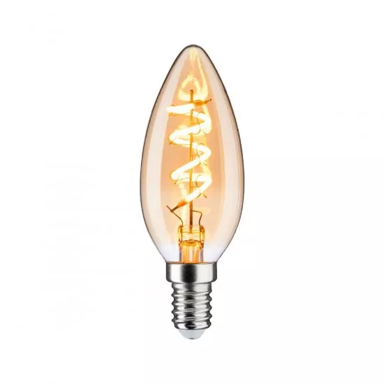 Paulmann 28951 Vintage Edition LED Kerze E14 230V 150lm 4W 1800K dimmbar Gold