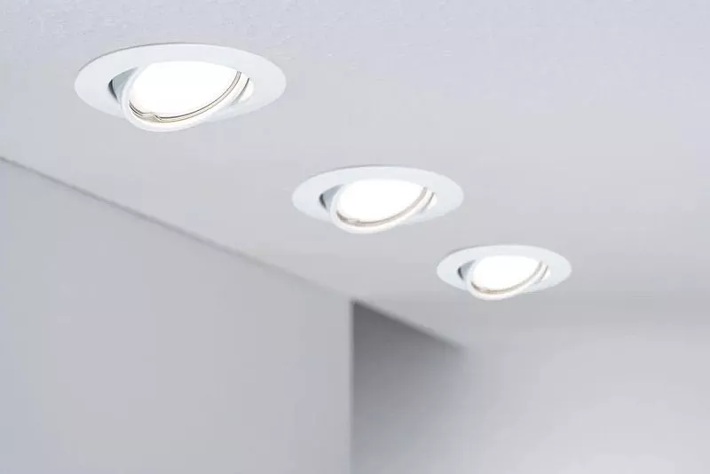 Paulmann Einbauleuchte LED Base rund max. 10x10W GU10 Weiß