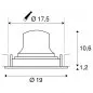 Preview: SLV Numinos Move DL XL LED Deckeneinbauleuchte 37,4W 3300lm 2700K 20° dreh- und schwenkbar schwarz