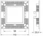 Preview: Deko-Light Deckeneinbauleuchte LED Panel Square 8 7W 560lm 4000K Grau