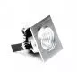Preview: Deko-Light LED Deckeneinbauleuchte COB 68 350mA 6W 580lm 2700K Dimmbar Eckig Silber