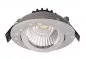 Preview: Deko-Light LED Deckeneinbauleuchte Dione IP44 Dim to Warm 8,5W 480lm dimmbar 1800/3000K Silber