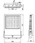 Preview: Deko-Light LED Fluter Atik 202W 28450lm 4000K Schwarz