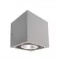 Preview: Deko-Light LED Wandaufbauleuchte Cubodo II Double SG 16W 1260lm 3000K IP54 Silber 731019