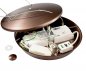 Preview: Deko-Light Pendelleuchte Merope 600mm 42W 3000/4000K Kaffee 342196