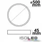 Preview: IsoLED Deckenleuchte PRO schwarz 36W rund 500mm ColorSwitch 2700K|3000K|4000K dimmbar