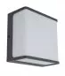 Preview: LUTEC LED Aussenwandleuchte Doblo 150x150x80mm 19,1W 1500lm 4000K IP54 Aluminium Anthrazit