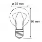 Preview: Paulmann 29195 Eco-Line Filament 230V LED Kerze E14 98mm 525lm 2,5W 3000K Klar