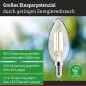 Preview: Paulmann 29195 Eco-Line Filament 230V LED Kerze E14 98mm 525lm 2,5W 3000K Klar