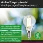 Preview: Paulmann 29197 Eco-Line Filament 230V LED Tropfen E14 82mm 525lm 2,5W 3000K Klar