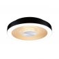 Preview: Paulmann 71178 LED Deckenleuchte Volea IP44 3000K 470lm / 1650lm 230V 3,5 / 1x13W dimmbar Schwarz/Gold