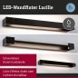 Preview: Paulmann 71205 LED Wandleuchte Lucille IP44 2700K 1300lm 230V 17W dimmbar Schwarz