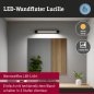 Preview: Paulmann 71205 LED Wandleuchte Lucille IP44 2700K 1300lm 230V 17W dimmbar Schwarz