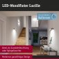 Preview: Paulmann 71206 LED Wandleuchte Lucille IP44 2700K 1000lm 230V 11W dimmbar Alu matt