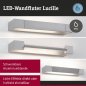 Preview: Paulmann 71206 LED Wandleuchte Lucille IP44 2700K 1000lm 230V 11W dimmbar Alu matt