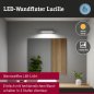 Preview: Paulmann 71206 LED Wandleuchte Lucille IP44 2700K 1000lm 230V 11W dimmbar Alu matt