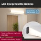 Preview: Paulmann 71208 Selection Bathroom LED Wandleuchte Nembus IP44 3000K 950lm 230V 11,2W Schwarz_3