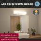 Preview: Paulmann 71208 Selection Bathroom LED Wandleuchte Nembus IP44 3000K 950lm 230V 11,2W Schwarz_5