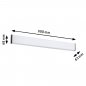 Preview: Paulmann 71208 Selection Bathroom LED Wandleuchte Nembus IP44 3000K 950lm 230V 11,2W Schwarz_7