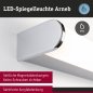 Preview: Paulmann 71210 Selection Bathroom LED Wandleuchte Arneb IP44 3000K 1000lm 230V 12,5W Chrom_5