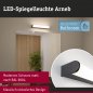 Preview: Paulmann 71211 Selection Bathroom LED Wandleuchte Arneb IP44 3000K 700lm 230V 9W Schwarz_3