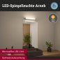 Preview: Paulmann 71211 Selection Bathroom LED Wandleuchte Arneb IP44 3000K 700lm 230V 9W Schwarz_5