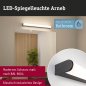 Preview: Paulmann 71212 Selection Bathroom LED Wandleuchte Arneb IP44 3000K 1000lm 230V 12,5W Schwarz_3