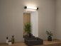 Preview: Paulmann 71213 Selection Bathroom LED Spiegelleuchte Orgon Steckdose IP44 3000K 600lm 230V 7,5W Schwarz_2