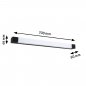 Preview: Paulmann 71215 Selection Bathroom LED Spiegelleuchte Quasar IP44 3000K 900lm 230V 11,2W Schwarz_7