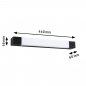 Preview: Paulmann 71216 Selection Bathroom LED Spiegelleuchte Quasar IP44 3000K 600lm 230V 7,5W Schwarz_7