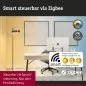 Preview: Paulmann 79993 LED Stehleuchte Smart Home Zigbee 3.0 Jagun Tunable White 1250lm 19,5W Anthrazit Filz/Kunststoff/Metall