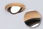 Preview: Paulmann 92237 LED Einbauleuchte Lanati 3er-Set rund 84mm 30° Coin 3x6W 3x470lm 230V 2700K Holzoptik Eiche/Schwarz matt