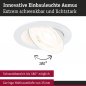 Preview: Paulmann 92253 LED Einbauleuchte White Select Aumus Einzelspot rund 105mm 90° 5W 700lm 230V dimmbar 2700 - 6500K Weiß