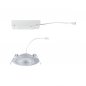 Preview: Paulmann Paulmann 92255 LED Einbauleuchte White Select Aumus Einzelspot rund 105mm 90° 5W 700lm 230V dimmbar 2700 - 6500K Chrom mattLED Einbauleuchte White Select Aumus 3er-Set rund 105mm 90° 3x5W 3x700lm 230V dimmbar 2700 - 6500K Chrom matt