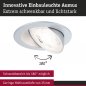 Preview: Paulmann 92256 LED Einbauleuchte White Select Aumus 3er-Set rund 105mm 90° 3x5W 3x700lm 230V dimmbar 2700 - 6500K Chrom matt