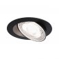 Preview: Paulmann 92257 LED Einbauleuchte White Select Aumus Einzelspot rund 105mm 90° 5W 700lm 230V dimmbar 2700 - 6500K Schwarz