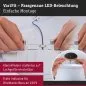 Preview: Paulmann 93041 LED Einbaupanel Areo VariFit IP44 eckig 118x118mm 6,5W 4.000K Weiß