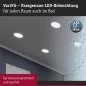 Preview: Paulmann 93043 Smart Home Zigbee LED Einbaupanel Areo VariFit IP44 rund 175mm 13W 3.000K Weiß Tunable White