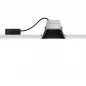 Preview: Paulmann 93125 LED Einbauleuchte 3-Step-Dim Cole Coin Basisset IP44 eckig 88x88mm 3x6W 3x470lm 230V dimmbar 2700K Schwarz