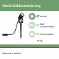 Preview: Paulmann 94374 Plug & Shine LED Gartenstrahler Warmweiß Einzelspot IP65 3000K 3,5W Schwarz_7