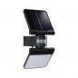 Preview: Paulmann 94609 Solar LED Wandfluter Lesly Bewegungsmelder IP65 eckig 150x130mm 3000K 12,5W 1000lm Anthrazit