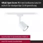 Preview: Paulmann 94880 URail Schienenspot Cover Einzelspot GU10 max. 10W dimmbar 230V Signalweiß
