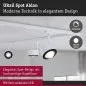 Preview: Paulmann 94898 URail LED Schienenspot Aldan Einzelspot 470lm 8W 4000K dimmbar 230V Signalweiß