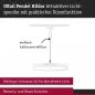 Preview: Paulmann 94902 URail LED Pendel 3-Step-Dim Hildor 850lm 15W 4000K dimmbar 230V Signalweiß