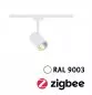 Preview: Paulmann 95663 URail LED Schienenspot Smart Home Zigbee 3.0 Luxe GU10 350lm 4,8W RGBW+ dimmbar 230V Signalweiß