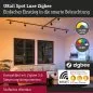Preview: Paulmann 95664 URail LED Schienenspot Smart Home Zigbee 3.0 Luxe GU10 350lm 4,8W RGBW+ dimmbar 230V Schwarz matt