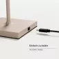 Preview: Sigor Akku-Stehleuchte Nuindie USB-C 1200mm dünenbeige 2,2W FlexMood 2200K/2700K IP54 168/197lm Ra85