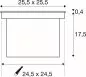 Preview: SLV Dasar 255 Outdoor Bodeneinbauleuchte LED 4000K IP67 edelstahl 316 asymmetrisch 34W