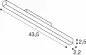 Preview: SLV IN-LINE 44 48V TRACK opal DALI Spot weiß 14W 1140lm 2700K CRI90 95°