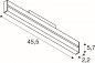 Preview: SLV IN-LINE 46 48V TRACK Move DALI Darklight Reflector Spot schwarz 14W 1180lm 2700K CRI90 35°